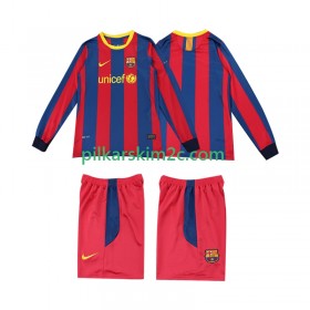 Koszulka FC Barcelona 2010 2011 Retro Dziecięca Główna Koszulki Piłkarskie(L/S)
